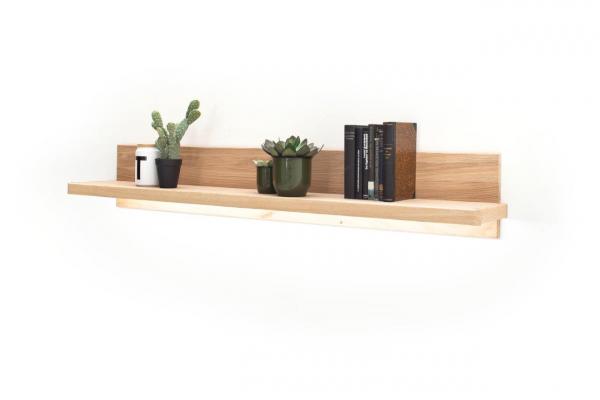 Wandboard BARCELONA T50  1 Paneel / 1 Boden Balkeneiche Bianco/Eiche  Bianco geölt